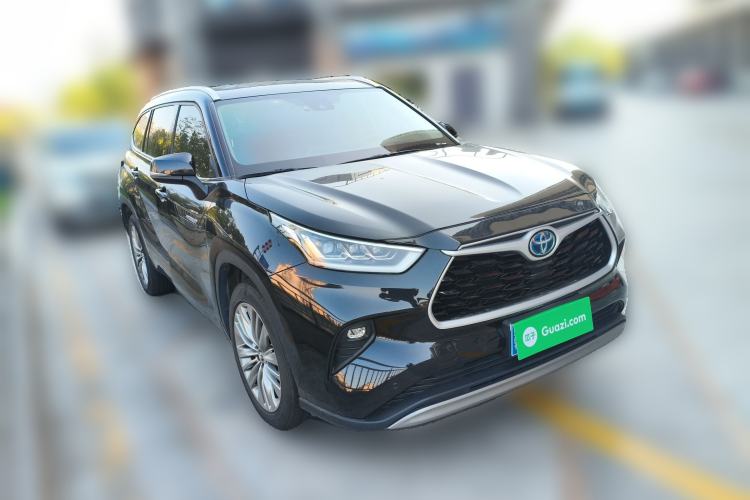 Used Toyota Highlander 2022 Dual-Engine 2.5L Four-Wheel Drive Prestige Version 7 Seats Front Right 45 Deg