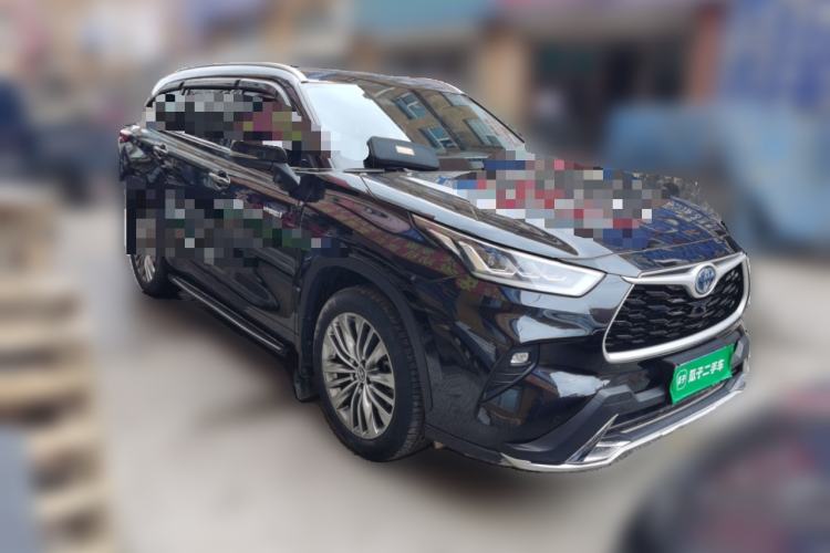 Used Toyota Highlander 2022 Dual-Engine 2.5L Four-Wheel Drive Prestige Version 7 Seats Front Right 45 Deg