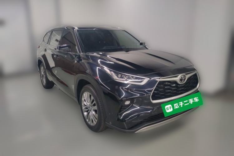 Used Toyota Highlander 2022 380T Four-Wheel Drive Prestige Edition 7-Seater Front Right 45 Deg