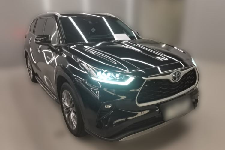Used Toyota Highlander 2022 Dual-Engine 2.5L Four-Wheel Drive Prestige Version 7 Seats Front Right 45 Deg