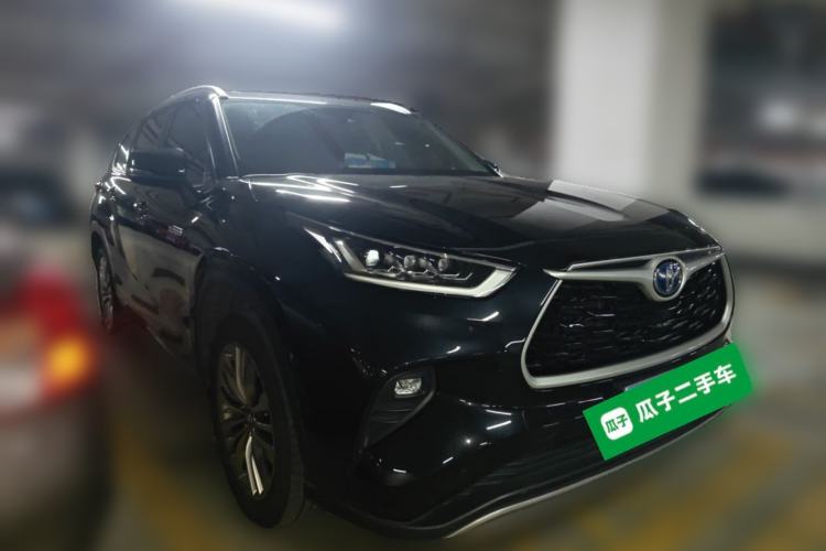 Used Toyota Highlander 2022 Dual-Engine 2.5L Two-Wheel Drive Prestige Edition 7-Seater Front Right 45 Deg