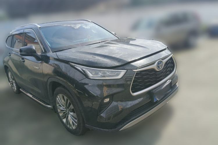 Used Toyota Highlander 2022 Dual-Engine 2.5L Four-Wheel Drive Prestige Version 7 Seats Front Right 45 Deg
