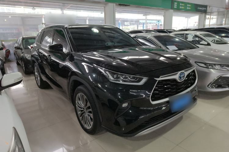 Used Toyota Highlander 2022 Dual-Engine 2.5L Four-Wheel Drive Prestige Version 7 Seats Front Right 45 Deg
