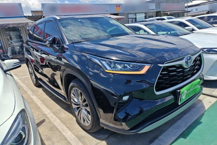 Used Toyota Highlander 2022 Dual-Engine 2.5L Four-Wheel Drive Prestige Version 7 Seats Front Right 45 Deg