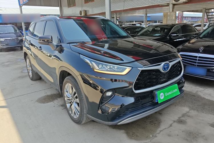 Used Toyota Highlander 2022 Dual-Engine 2.5L Four-Wheel Drive Prestige Version 7 Seats Front Right 45 Deg