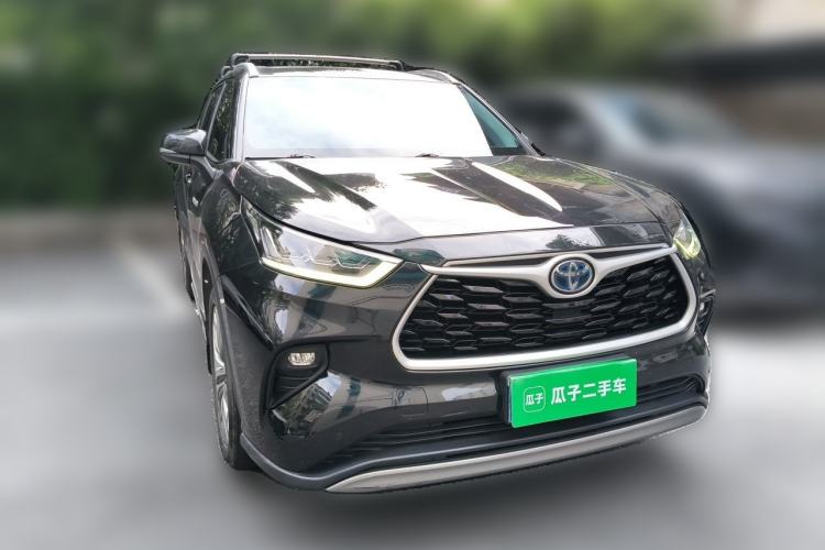 Used Toyota Highlander 2022 Dual-Engine 2.5L Four-Wheel Drive Prestige Version 7 Seats Front Right 45 Deg