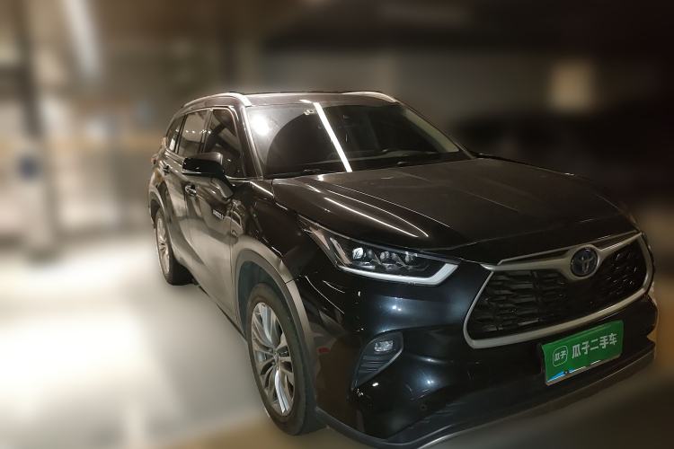 Used Toyota Highlander 2022 Dual-Engine 2.5L Four-Wheel Drive Prestige Version 7 Seats Front Right 45 Deg