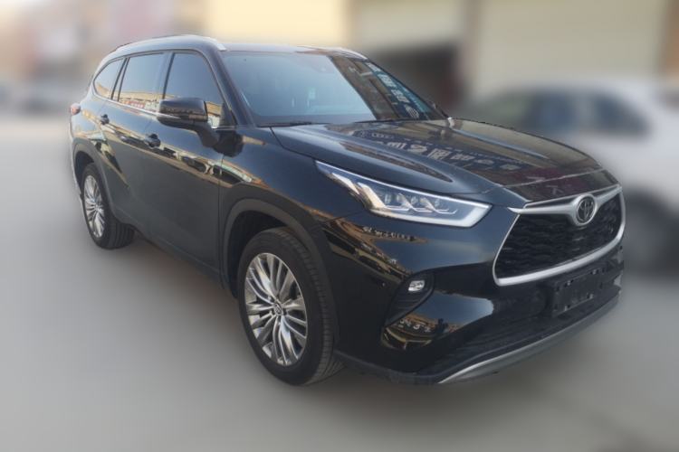 Used Toyota Highlander 2022 380T Four-Wheel Drive Prestige Edition 7-Seater Front Right 45 Deg