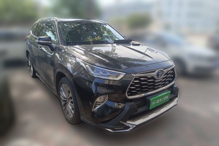 Used Toyota Highlander 2022 Dual-Engine 2.5L Four-Wheel Drive Prestige Version 7 Seats Front Right 45 Deg