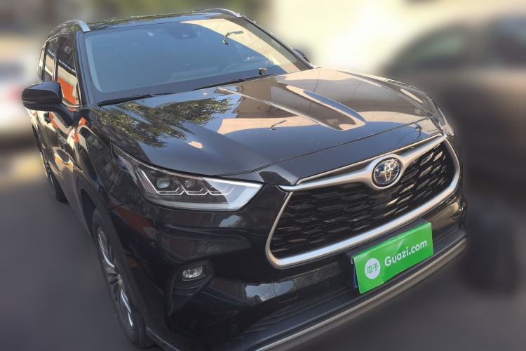 Used Toyota Highlander 2022 Dual-Engine 2.5L Four-Wheel Drive Prestige Version 7 Seats Front Right 45 Deg