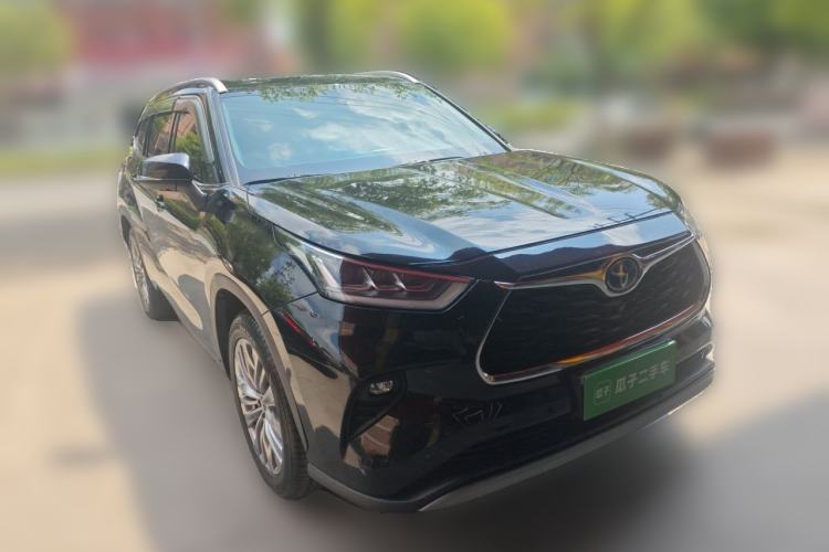 Used Toyota Highlander 2022 Dual-Engine 2.5L Four-Wheel Drive Prestige Version 7 Seats Front Right 45 Deg