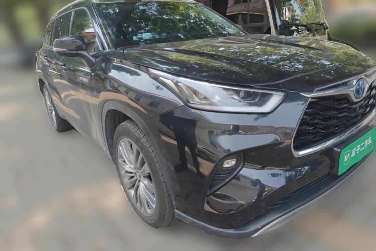 Used Toyota Highlander 2022 Dual-Engine 2.5L Four-Wheel Drive Supreme Edition 7-Seater Front Right 45 Deg