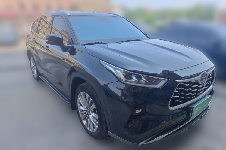 Used Toyota Highlander 2022 Dual-Engine 2.5L Four-Wheel Drive Prestige Version 7 Seats Front Right 45 Deg