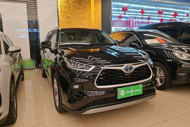 Used Toyota Highlander 2022 Dual-Engine 2.5L Four-Wheel Drive Prestige Version 7 Seats Front Right 45 Deg