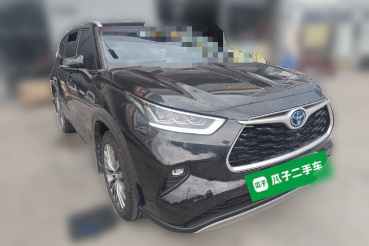 Used Toyota Highlander 2022 Dual-Engine 2.5L Four-Wheel Drive Prestige Version 7 Seats Front Right 45 Deg