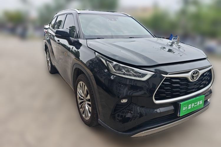 Used Toyota Highlander 2022 380T Four-Wheel Drive Prestige Edition 7-Seater Front Right 45 Deg