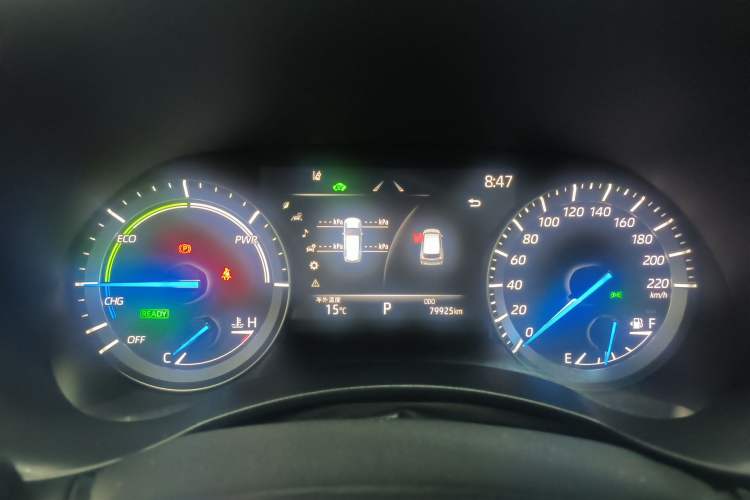 Used Toyota Highlander 2022 Dual-Engine 2.5L Four-Wheel Drive Prestige Version 7 Seats Instrument Cluster