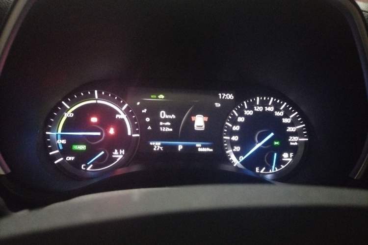 Used Toyota Highlander 2022 Dual-Engine 2.5L Two-Wheel Drive Elite Edition 7-Seater Instrument Cluster