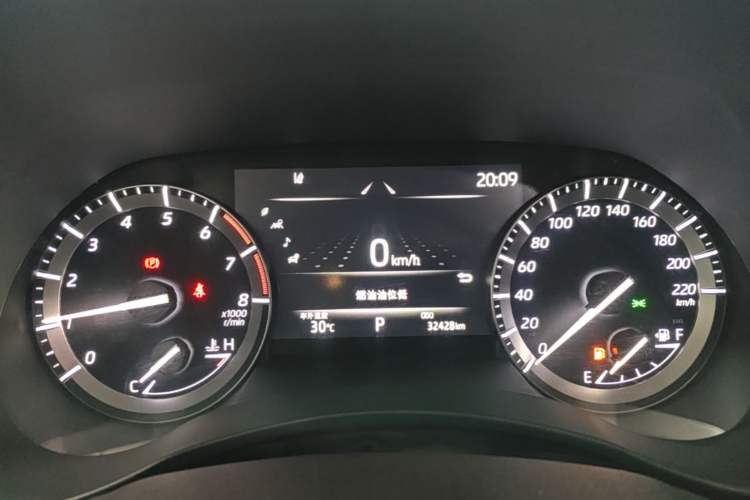 Used Toyota Highlander 2022 380T Four-Wheel Drive Prestige Edition 7-Seater Instrument Cluster