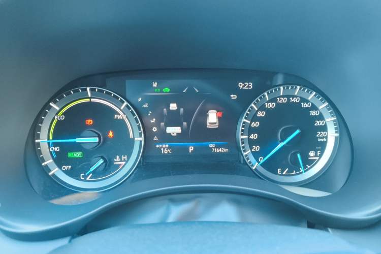 Used Toyota Highlander 2022 Dual-Engine 2.5L Four-Wheel Drive Prestige Version 7 Seats Instrument Cluster