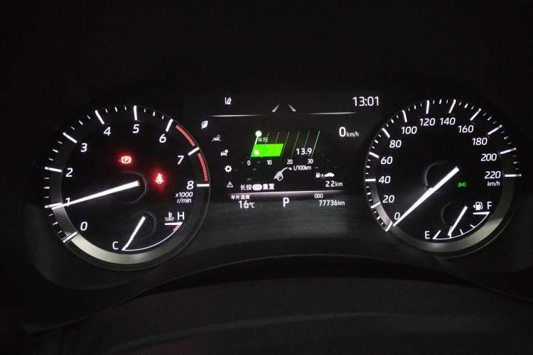 Used Toyota Highlander 2022 380T 4x4 Luxury Edition 7 Seats Instrument Cluster