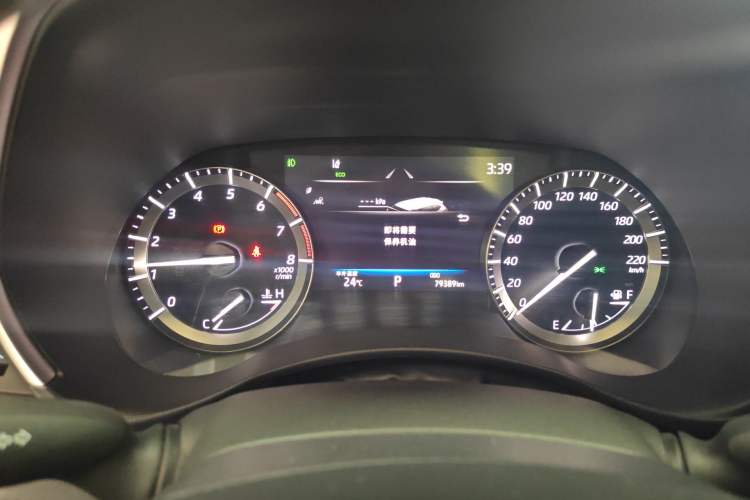 Used Toyota Highlander 2022 380T Four-Wheel Drive Prestige Edition 7-Seater Instrument Cluster