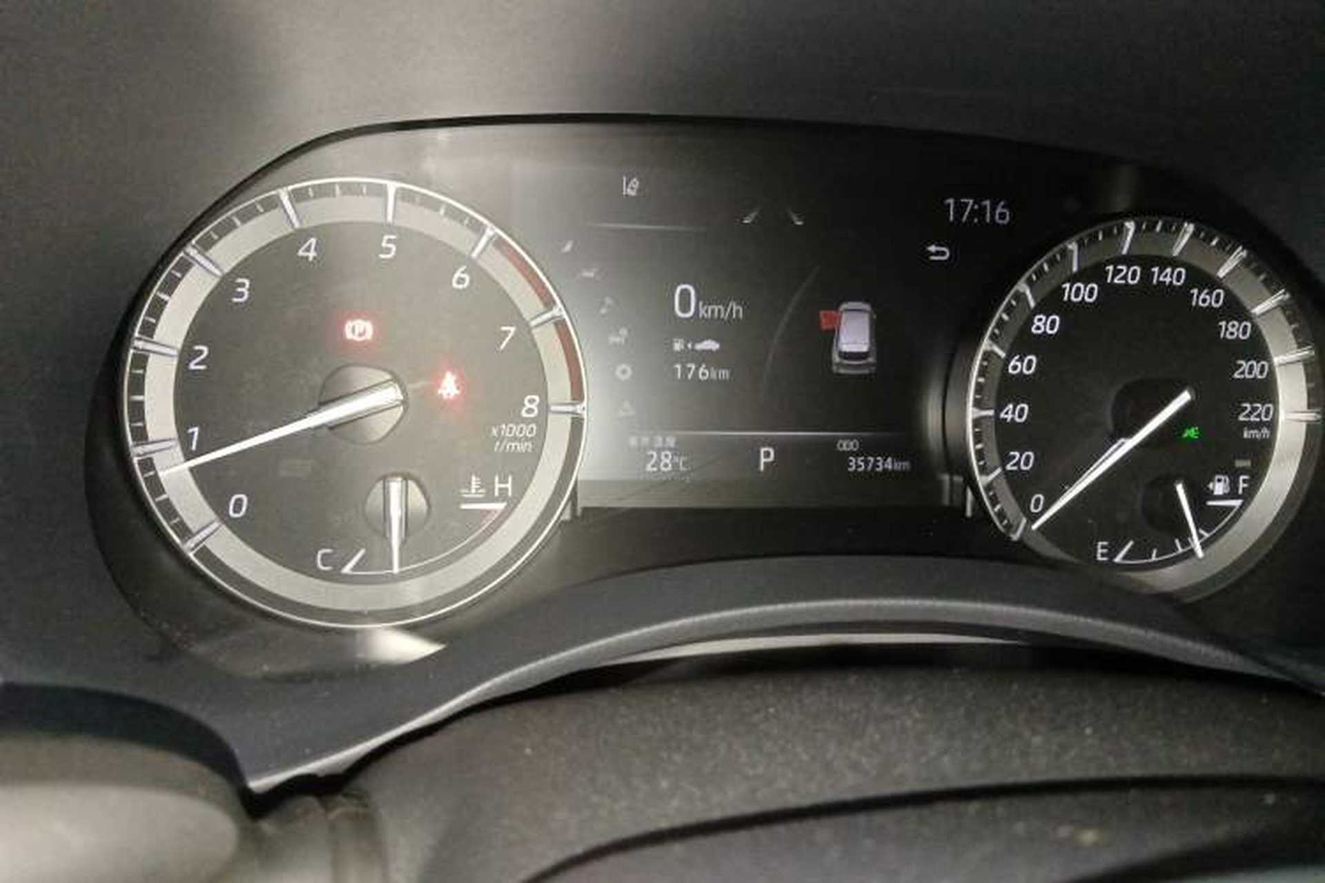 Used Toyota Highlander 2022 380T Four-Wheel Drive Prestige Edition 7-Seater Instrument Cluster