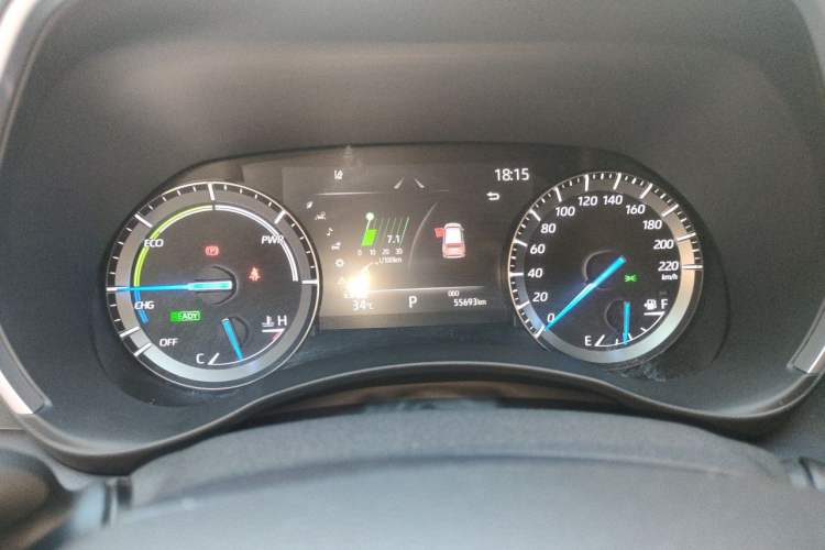 Used Toyota Highlander 2022 Dual-Engine 2.5L Four-Wheel Drive Prestige Version 7 Seats Instrument Cluster