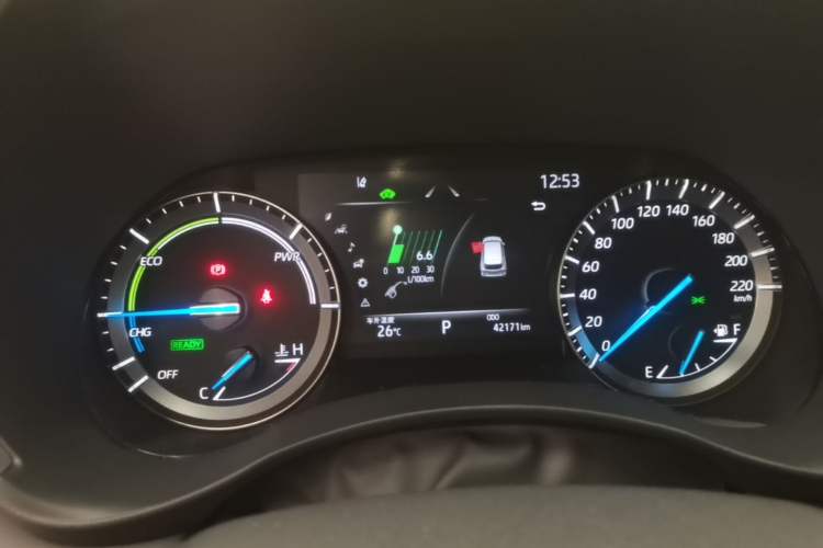 Used Toyota Highlander 2022 Dual-Engine 2.5L Four-Wheel Drive Prestige Version 7 Seats Instrument Cluster