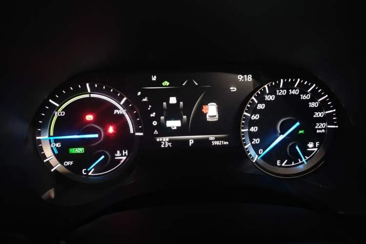 Used Toyota Highlander 2022 Dual-Engine 2.5L Two-Wheel Drive Prestige Edition 7-Seater Instrument Cluster