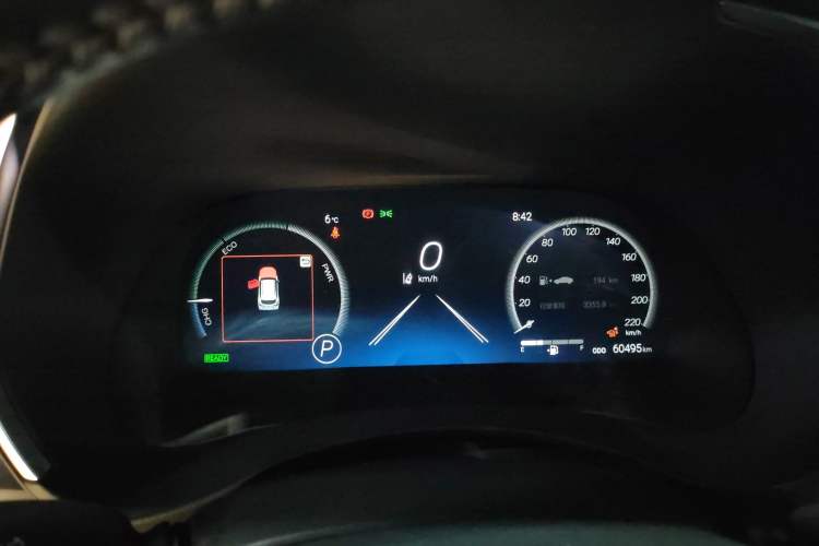 Used Toyota Highlander 2022 Dual-Engine 2.5L Four-Wheel Drive Supreme Edition 7-Seater Instrument Cluster