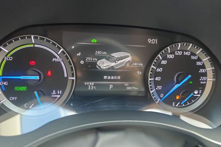 Used Toyota Highlander 2022 Dual-Engine 2.5L Two-Wheel Drive Elite Edition 5 Seats Instrument Cluster