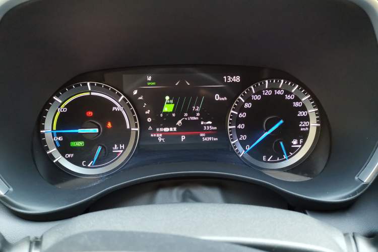 Used Toyota Highlander 2022 Dual-Engine 2.5L Four-Wheel Drive Prestige Version 7 Seats Instrument Cluster