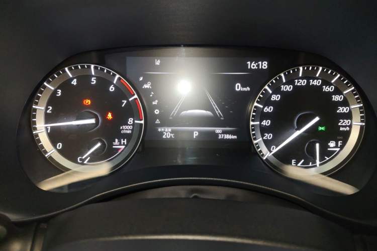 Used Toyota Highlander 2022 380T Four-Wheel Drive Prestige Edition 7-Seater Instrument Cluster