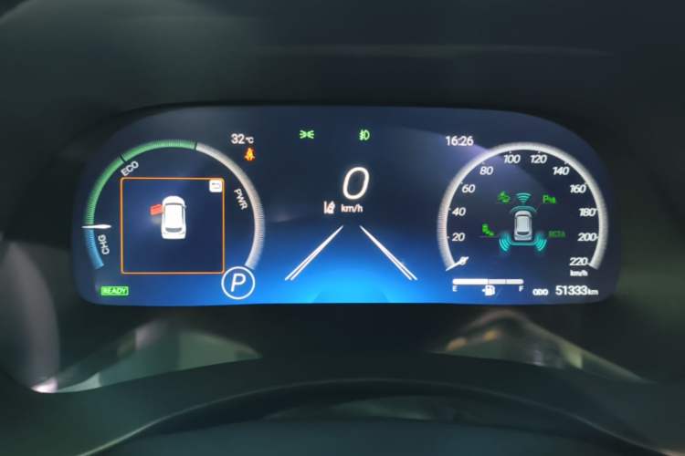 Used Toyota Highlander 2022 Dual-Engine 2.5L Four-Wheel Drive Supreme Edition 7-Seater Instrument Cluster