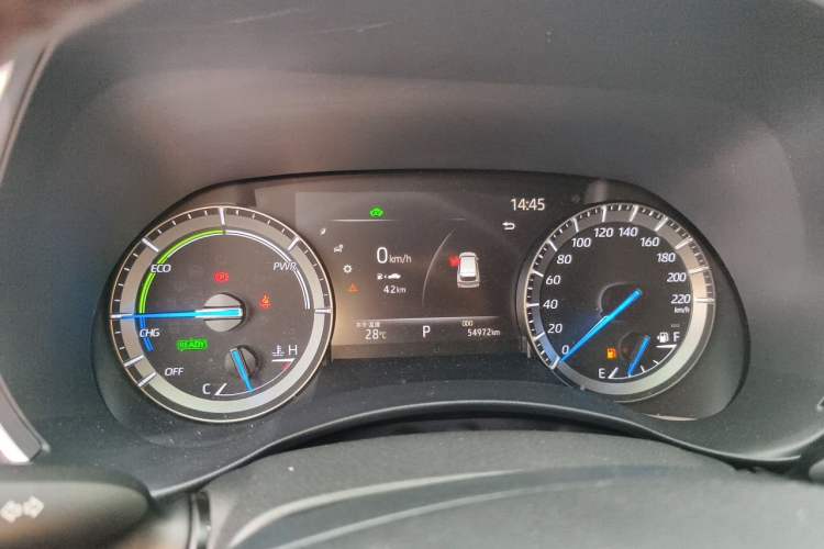 Used Toyota Highlander 2022 Dual-Engine 2.5L 4x4 Elite Edition 7-Seater Instrument Cluster