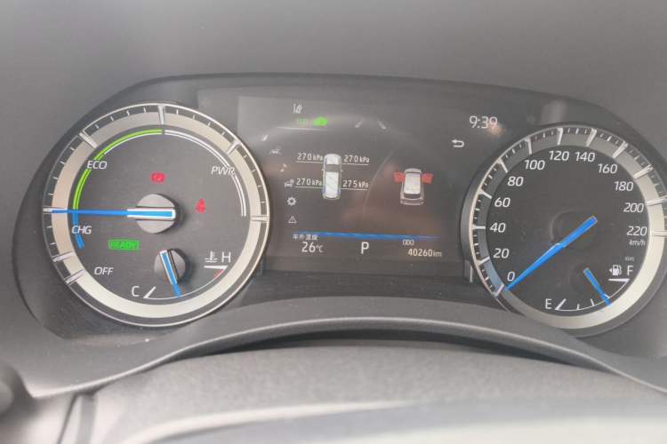 Used Toyota Highlander 2022 Dual-Engine 2.5L Four-Wheel Drive Prestige Version 7 Seats Instrument Cluster