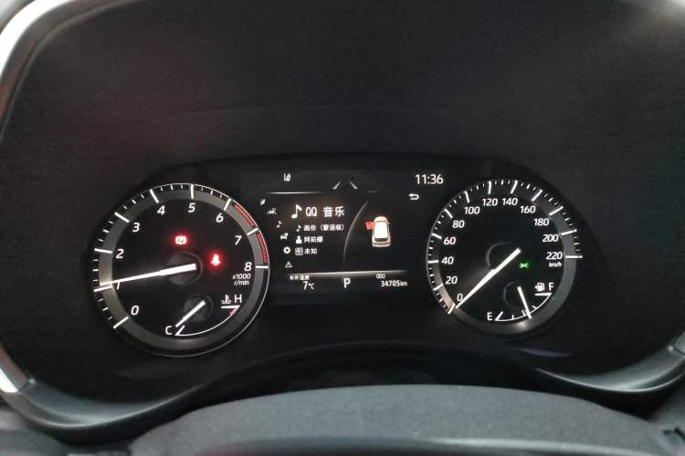 Used Toyota Highlander 2022 380T Four-Wheel Drive Prestige Edition 7-Seater Instrument Cluster