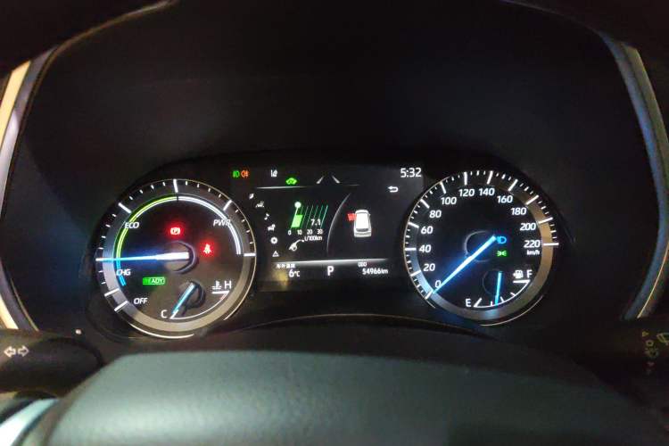 Used Toyota Highlander 2022 Dual-Engine 2.5L Four-Wheel Drive Prestige Version 7 Seats Instrument Cluster