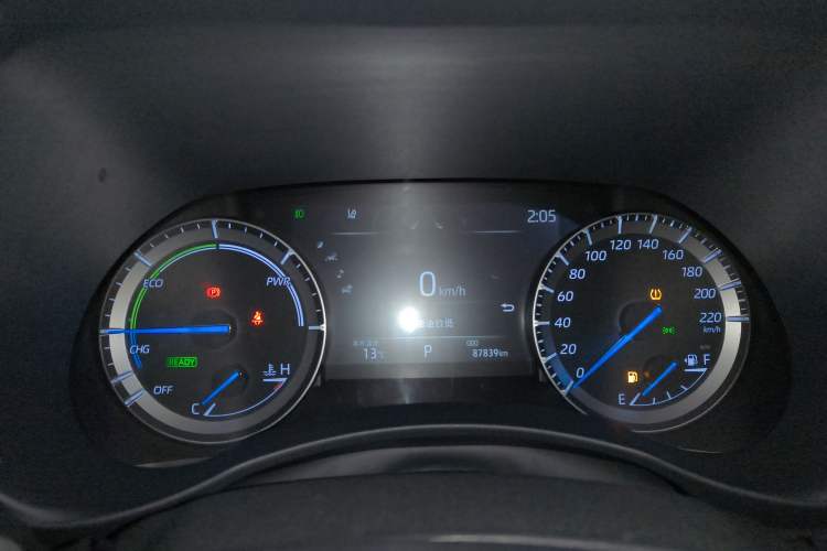 Used Toyota Highlander 2022 Dual-Engine 2.5L Four-Wheel Drive Prestige Version 7 Seats Instrument Cluster