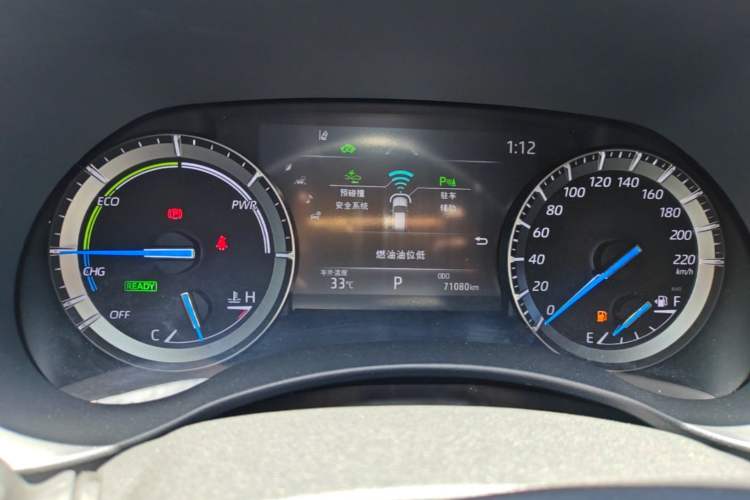 Used Toyota Highlander 2022 Dual-Engine 2.5L Four-Wheel Drive Prestige Version 7 Seats Instrument Cluster