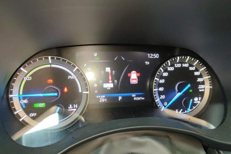 Used Toyota Highlander 2022 Dual-Engine 2.5L Four-Wheel Drive Prestige Version 7 Seats Instrument Cluster