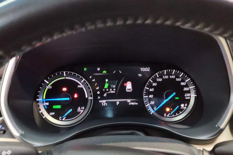 Used Toyota Highlander 2022 Dual-Engine 2.5L Two-Wheel Drive Prestige Edition 7-Seater Instrument Cluster