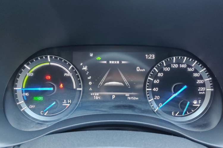 Used Toyota Highlander 2022 Dual-Engine 2.5L Four-Wheel Drive Prestige Version 7 Seats Instrument Cluster