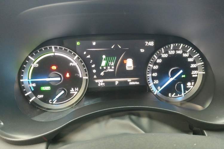 Used Toyota Highlander 2022 Dual-Engine 2.5L Four-Wheel Drive Prestige Version 7 Seats Instrument Cluster