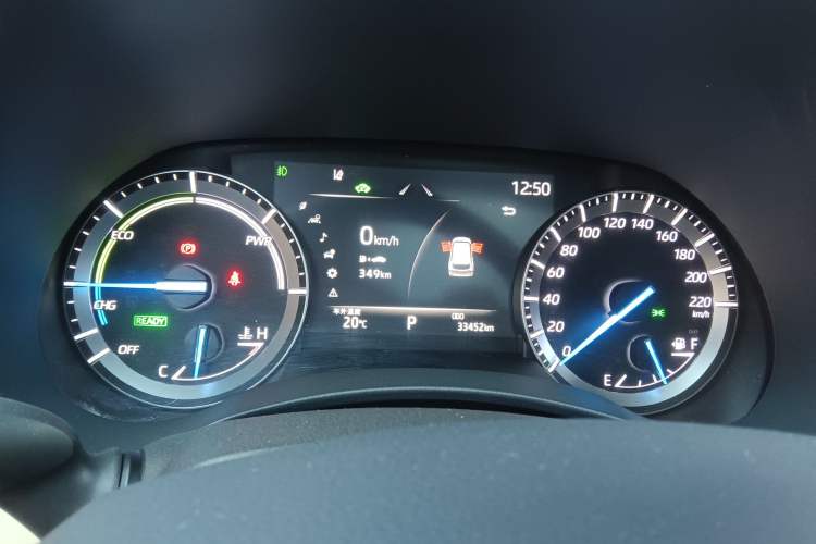 Used Toyota Highlander 2022 Dual-Engine 2.5L Four-Wheel Drive Prestige Version 7 Seats Instrument Cluster