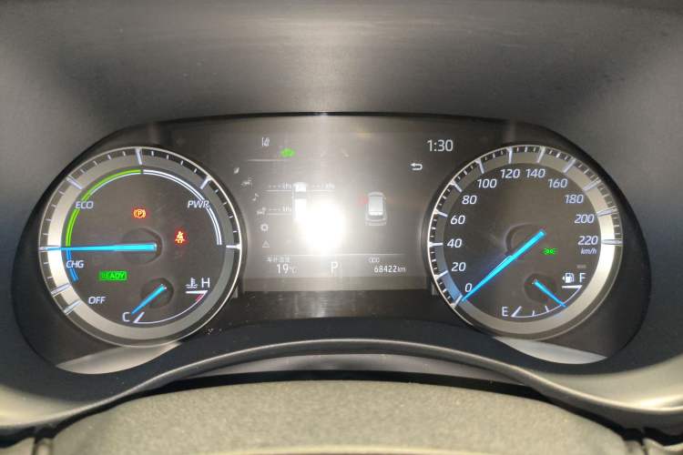 Used Toyota Highlander 2022 Dual-Engine 2.5L Two-Wheel Drive Prestige Edition 7-Seater Instrument Cluster