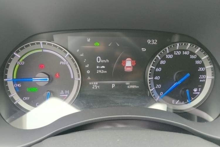 Used Toyota Highlander 2022 Dual-Engine 2.5L Two-Wheel Drive Prestige Edition 7-Seater Instrument Cluster