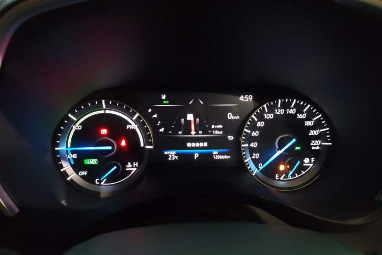 Used Toyota Highlander 2022 Dual-Engine 2.5L Four-Wheel Drive Prestige Version 7 Seats Instrument Cluster