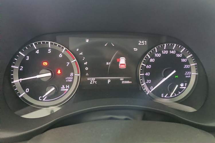 Used Toyota Highlander 2022 380T Four-Wheel Drive Prestige Edition 7-Seater Instrument Cluster